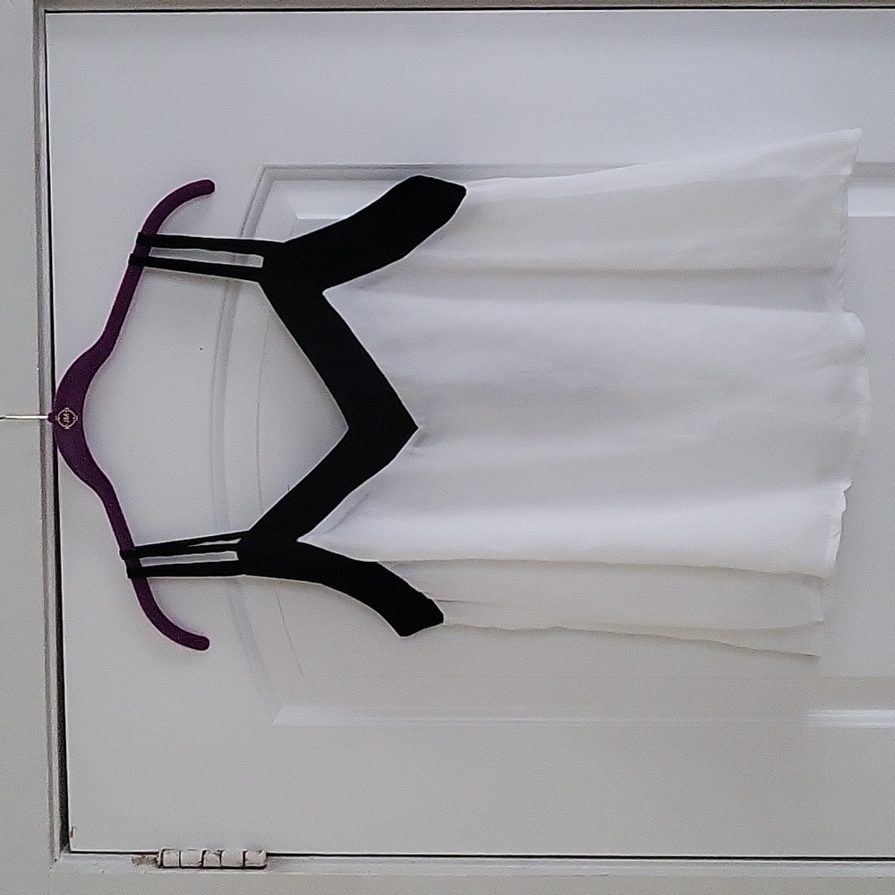 Zanzea Collection, US 10, White and Black  tank top